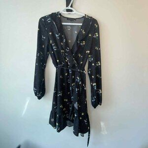 Fall midi dress floral print